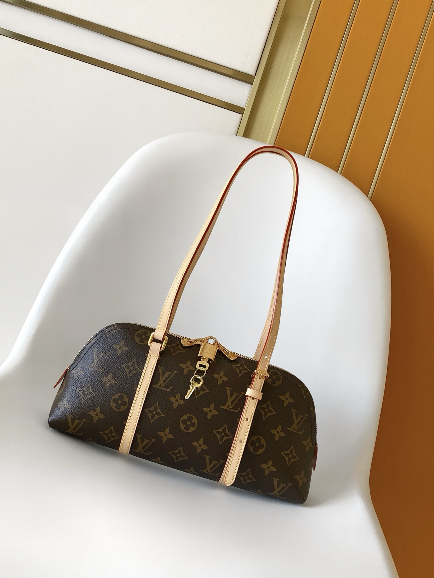 Louis Vuitton LV Louis Vuitton Trunk Handbag Premium Canvas Model M28702 | Luxury Designer Fashion Accessory